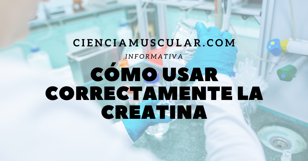 Cómo Usar Correctamente la Creatina